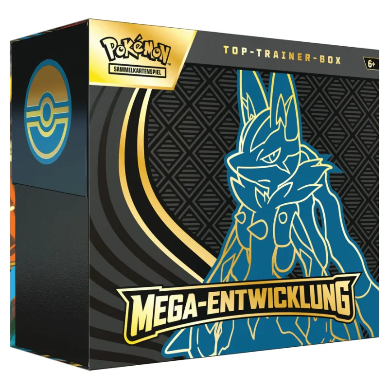 Mega-Entwicklung Lucario Top Trainer Box (DE)