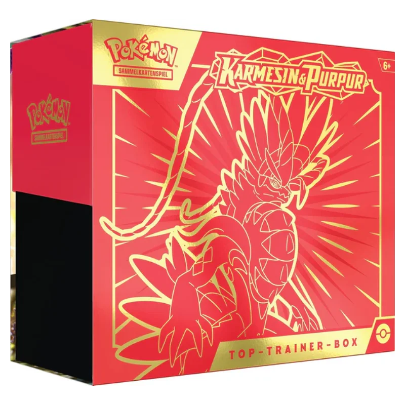 Karmesin & Purpur Koraidon Top Trainer Box (DE)