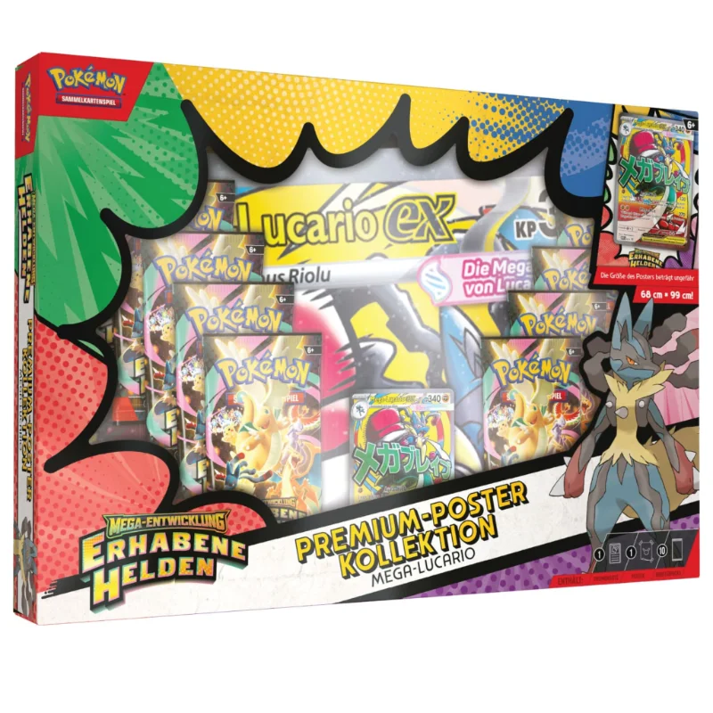 Erhabene Helden: Mega Lucario Premium-Poster Kollektion (DE)