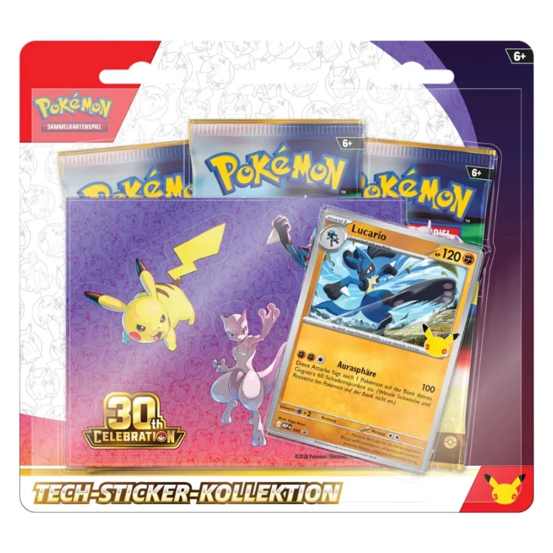 30 Jahre: Lucario Tech Sticker Kollektion (DE)