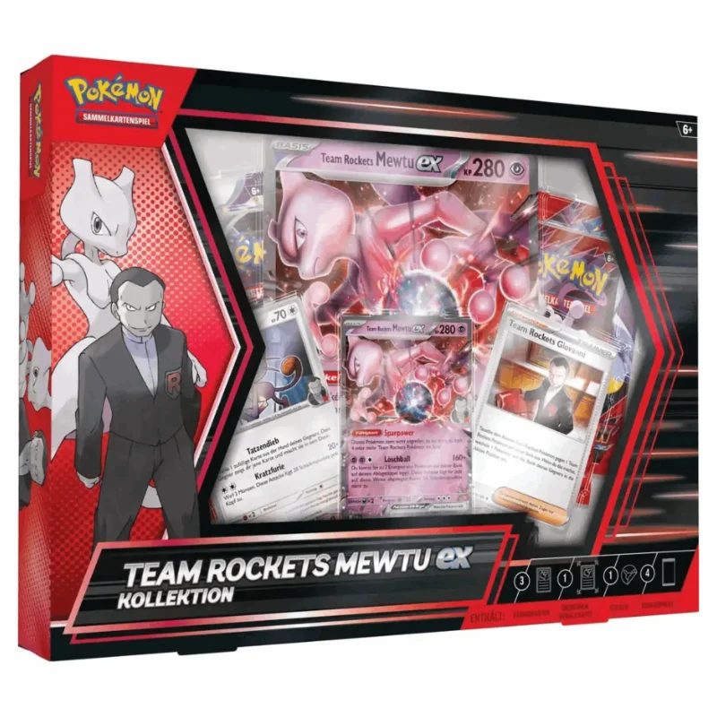 Team Rockets Mewtu ex Kollektion (DE)