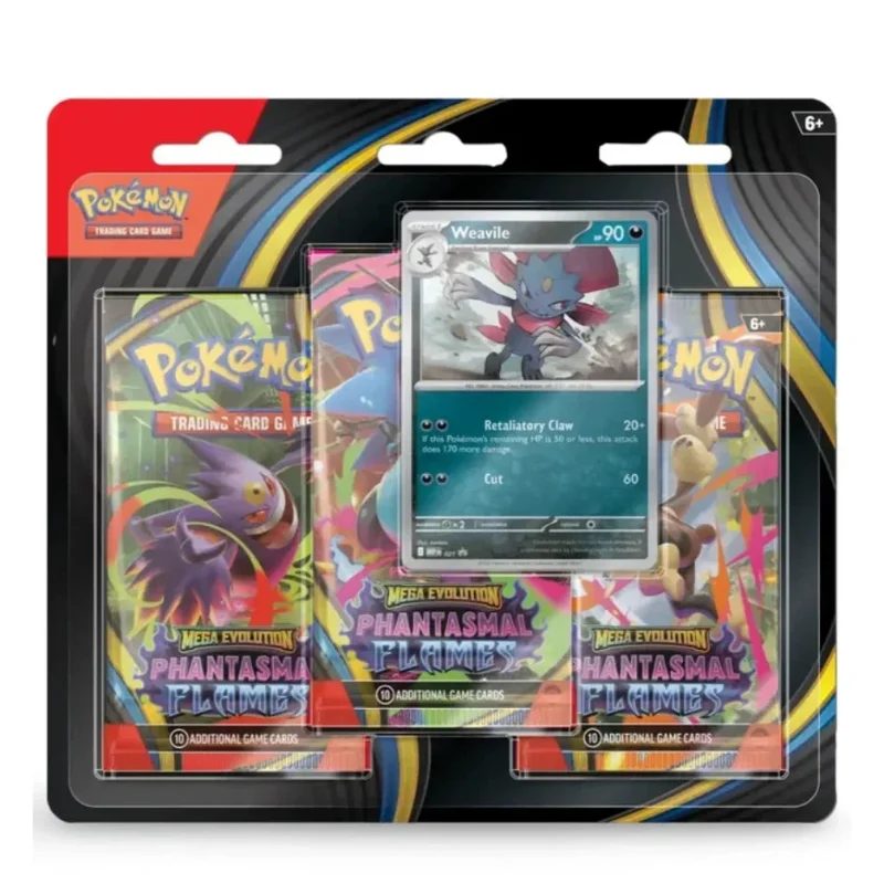 Phantasmal Flames: Weavile 3-Pack Blister (EN)
