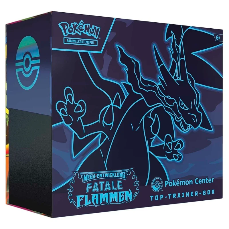 Fatale Flammen Pokémon Center Top Trainer Box (DE)